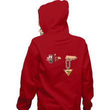 Load image into Gallery viewer, Shirts Zippered Hoodies, Unisex / Small / Red Run The Duels
