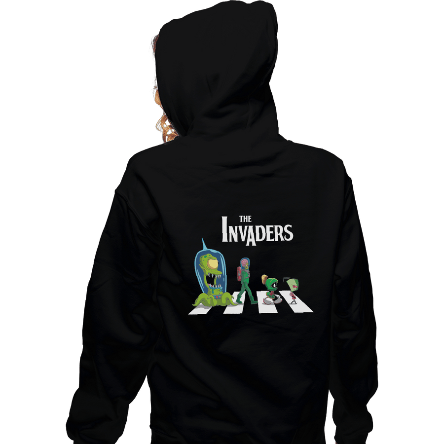 Shirts Pullover Hoodies, Unisex / Small / Black The Invaders