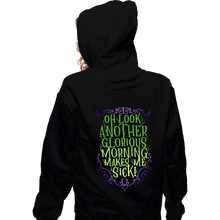 Load image into Gallery viewer, Secret_Shirts Zippered Hoodies, Unisex / Small / Black Glorious Morning

