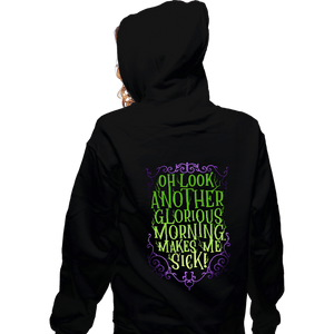 Secret_Shirts Zippered Hoodies, Unisex / Small / Black Glorious Morning