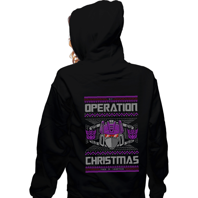 Shirts Zippered Hoodies, Unisex / Small / Black Operation Christmas