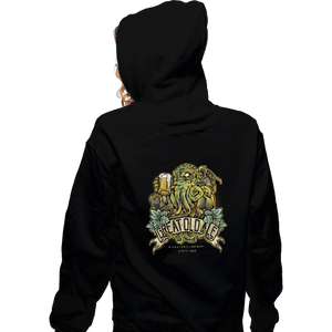 Secret_Shirts Zippered Hoodies, Unisex / Small / Black Miskatonic Brewery...