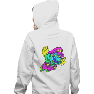 Secret_Shirts Zippered Hoodies, Unisex / Small / White Trip Mario