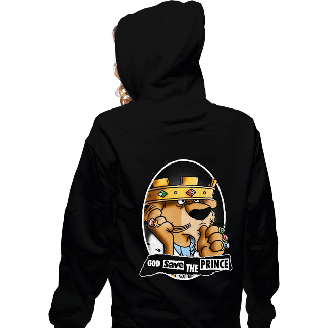 Daily_Deal_Shirts Zippered Hoodies, Unisex / Small / Black God Save The Prince