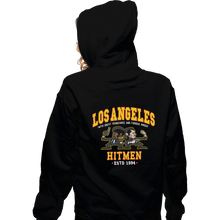 Load image into Gallery viewer, Shirts Zippered Hoodies, Unisex / Small / Black L.A. Hitmen
