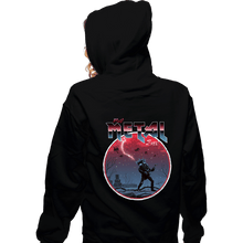Load image into Gallery viewer, Shirts Zippered Hoodies, Unisex / Small / Black The Most Metal Ever
