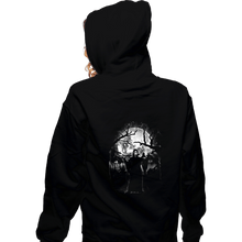 Load image into Gallery viewer, Shirts Zippered Hoodies, Unisex / Small / Black Moonlight Ghost
