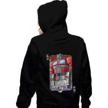 Load image into Gallery viewer, Shirts Zippered Hoodies, Unisex / Small / Black King Autobot

