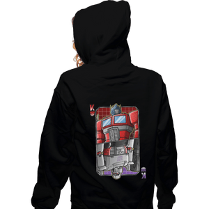 Shirts Zippered Hoodies, Unisex / Small / Black King Autobot