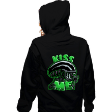 Load image into Gallery viewer, Daily_Deal_Shirts Zippered Hoodies, Unisex / Small / Black Kiss Me
