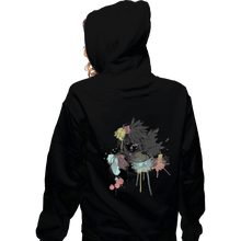 Load image into Gallery viewer, Shirts Pullover Hoodies, Unisex / Small / Black Howl Watercolor

