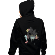 Load image into Gallery viewer, Shirts Pullover Hoodies, Unisex / Small / Black Howl Watercolor
