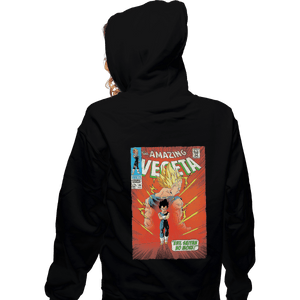 Shirts Zippered Hoodies, Unisex / Small / Black The Amazing Vegeta