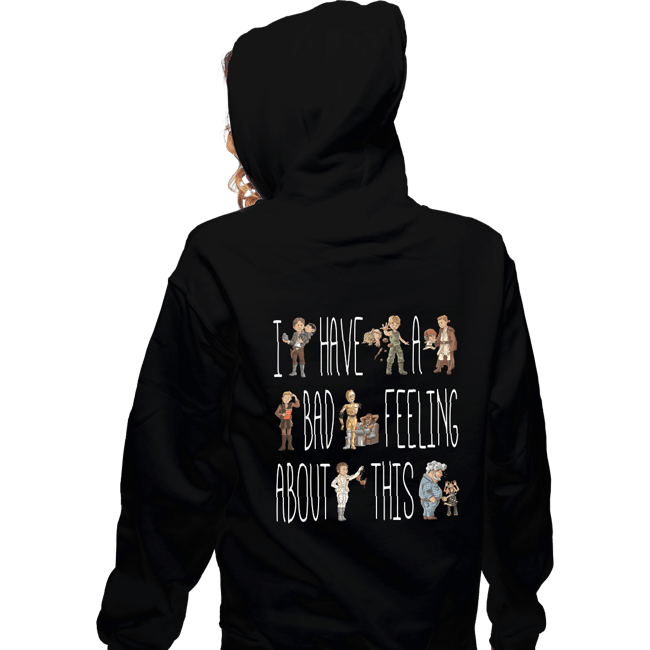Shirts Zippered Hoodies, Unisex / Small / Black Bad Feeling