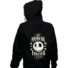 Load image into Gallery viewer, Shirts Zippered Hoodies, Unisex / Small / Black Pumpkin King Forever

