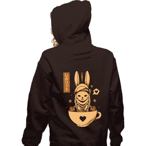 Shirts Zippered Hoodies, Unisex / Small / Dark Chocolate Loporrit Coffee