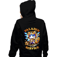 Load image into Gallery viewer, Daily_Deal_Shirts Zippered Hoodies, Unisex / Small / Black Paladin&#39;s Call
