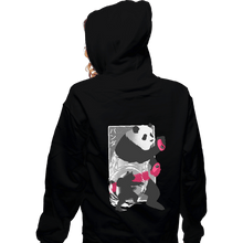 Load image into Gallery viewer, Shirts Zippered Hoodies, Unisex / Small / Black Grade Two Sorcerer Panda
