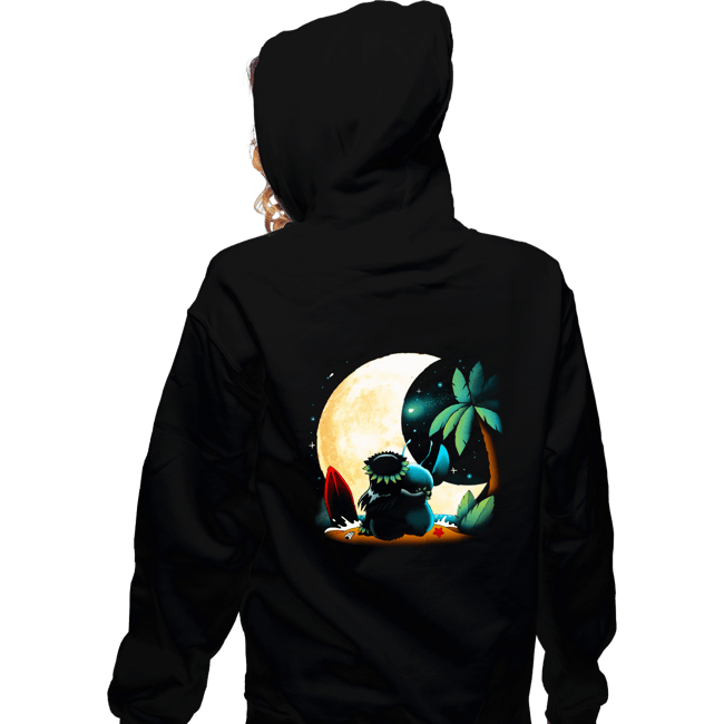 Daily_Deal_Shirts Zippered Hoodies, Unisex / Small / Black Experimental Night