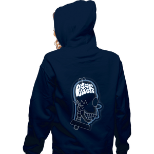 Shirts Zippered Hoodies, Unisex / Small / Navy Beer Brain