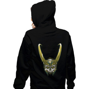 Shirts Zippered Hoodies, Unisex / Small / Black Loki Skull