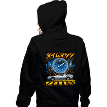 Load image into Gallery viewer, Daily_Deal_Shirts Zippered Hoodies, Unisex / Small / Black Time Machine
