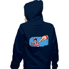 Load image into Gallery viewer, Secret_Shirts Zippered Hoodies, Unisex / Small / Navy Finder Found

