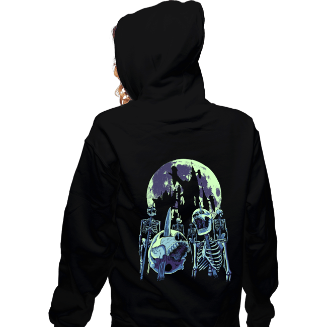 Daily_Deal_Shirts Zippered Hoodies, Unisex / Small / Black Welcome To The Castle