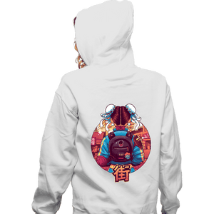 Daily_Deal_Shirts Zippered Hoodies, Unisex / Small / White Spring Fighter