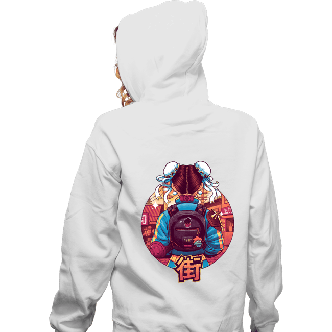 Daily_Deal_Shirts Zippered Hoodies, Unisex / Small / White Spring Fighter