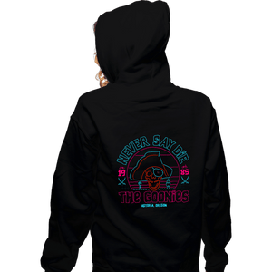 Daily_Deal_Shirts Zippered Hoodies, Unisex / Small / Black Astoria Goonies