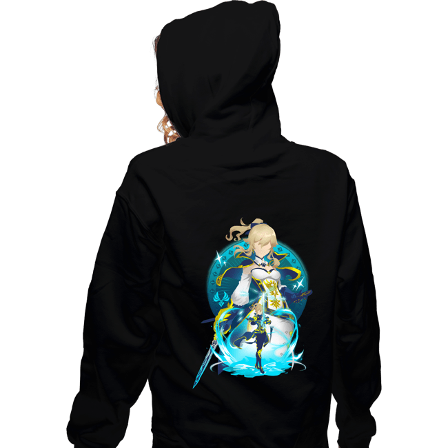 Shirts Zippered Hoodies, Unisex / Small / Black Dandelion Knight Jean