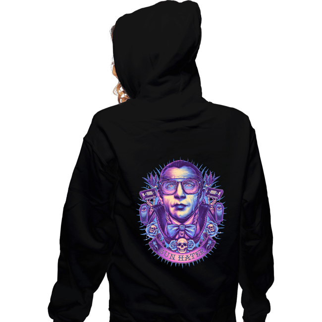 Shirts Zippered Hoodies, Unisex / Small / Black Sun Hater