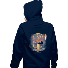 Load image into Gallery viewer, Shirts Zippered Hoodies, Unisex / Small / Navy Rapunzel
