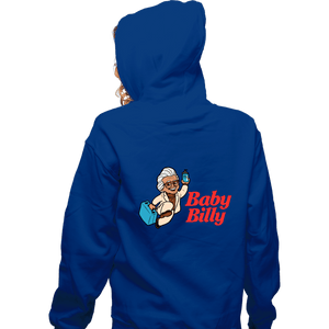 Daily_Deal_Shirts Zippered Hoodies, Unisex / Small / Royal Blue Big Baby Billy