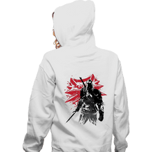 Load image into Gallery viewer, Shirts Zippered Hoodies, Unisex / Small / White The Witcher Sumi-e
