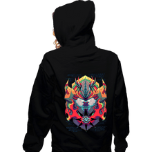 Load image into Gallery viewer, Secret_Shirts Zippered Hoodies, Unisex / Small / Black WarGreymon!
