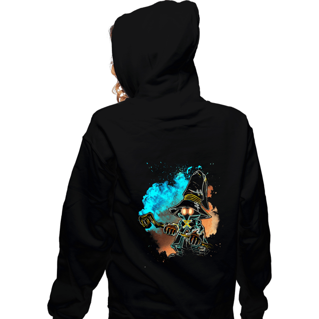 Daily_Deal_Shirts Zippered Hoodies, Unisex / Small / Black Soul Of The Black Mage