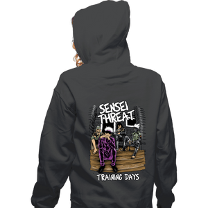 Secret_Shirts Zippered Hoodies, Unisex / Small / Dark Heather Sensei Threat