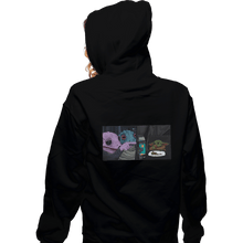 Load image into Gallery viewer, Secret_Shirts Zippered Hoodies, Unisex / Small / Black Frog Yelling At Child
