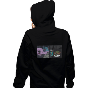Secret_Shirts Zippered Hoodies, Unisex / Small / Black Frog Yelling At Child