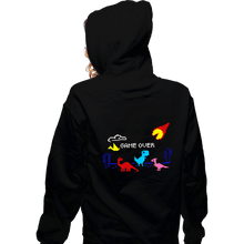 Load image into Gallery viewer, Daily_Deal_Shirts Zippered Hoodies, Unisex / Small / Black 8 Bit Extinction
