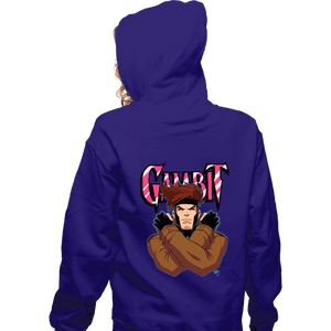 Daily_Deal_Shirts Zippered Hoodies, Unisex / Small / Violet Gambit 97