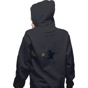 Shirts Zippered Hoodies, Unisex / Small / Dark Heather Banksy Flower