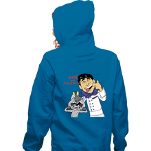 Load image into Gallery viewer, Daily_Deal_Shirts Zippered Hoodies, Unisex / Small / Royal Blue Chad &amp; Raccacoonie
