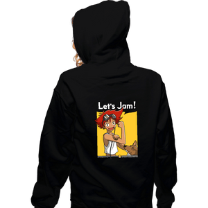 Shirts Zippered Hoodies, Unisex / Small / Black Jamming With Edward