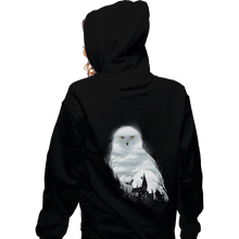 Load image into Gallery viewer, Shirts Zippered Hoodies, Unisex / Small / Black Magical Owl
