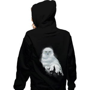 Shirts Zippered Hoodies, Unisex / Small / Black Magical Owl