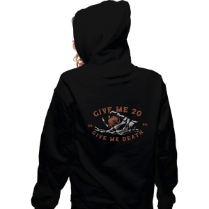 Shirts Zippered Hoodies, Unisex / Small / Black Give Me 20