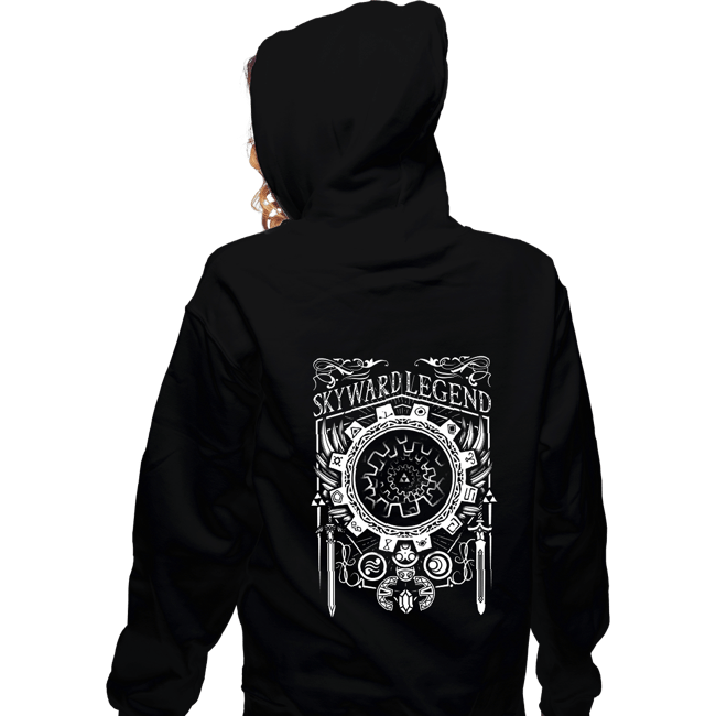 Shirts Zippered Hoodies, Unisex / Small / Black Skyward Legend